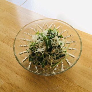 時々無性に食べたくなる、水菜と春雨のツナサラダ